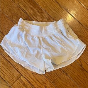 lululemon athletica White Athletic Shorts